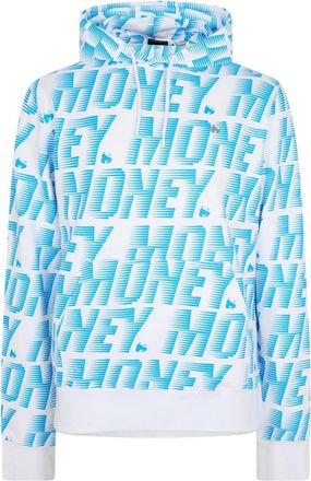 Money Clothing Mens Zoom Block Logo Hoodie (Blauw)