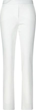 La Petite Robe Di Chiara Boni Slim-fit Broeken - Dames - Slim Fit Broeken - Wit - XS - Leer - Broeken