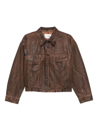 Gestuz GZcellie chest pocket jacket - Bruin