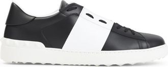 Valentino Garavani BlackWhite Leather Sneakers