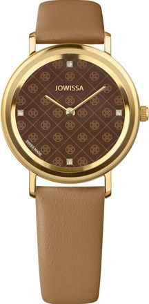 Jowissa AnWy Watch - Dames - Accessoires - Bruin - Maat: ONE Size Leer