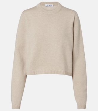 Alaia Ala&iuml;a Jersey en mezcla de cachemir y lana