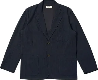 Universal Works Hombre, Chaquetas, Azul, Talla: L