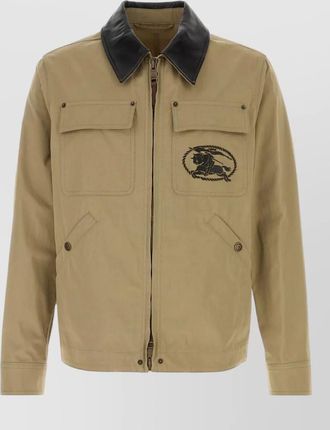 Burberry cotton single breasted coat