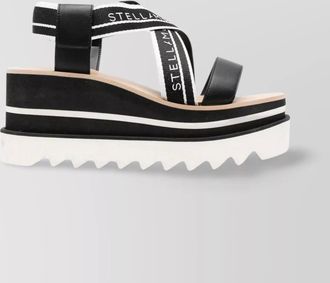 Stella McCartney striped platform sandals