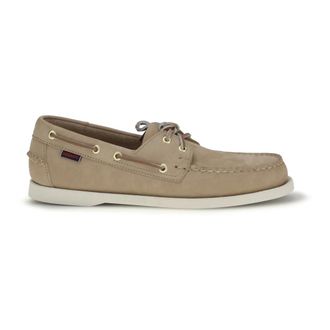 Sebago Portland Nubuck Docksides Loafers - Dames - Schoenen - Beige - Maat: 36 1/2 EU Leer