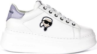 Karl Lagerfeld Sneakers, female, White, 6 UK, Karl Lagerfeld Anakapri NFT In White Purple For Women