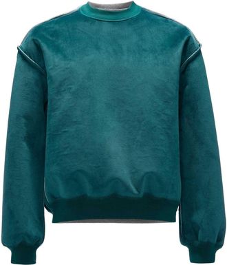 J.W.Anderson bonded sweatshirt - men - Polyester - S - Green