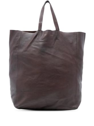 Celine 2000-2025 Leather Vertical Cabas tote bag - Brown