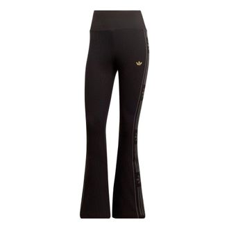 adidas (WMNS) adidas Ski Chic Flared Rib Leggings Asia Sizing Black IA3911