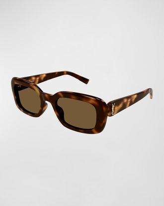 Saint Laurent YSL Acetate Rectangle Sunglasses