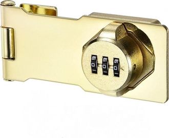 OEM Cerradura De Combinaci&oacute;n Para Armario Dom&eacute;stico Con Contrase&ntilde;a De 3 D&iacute;gitos, Pestillo De Seguridad Antirrobo Sin Llave (dorado)