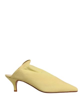 Dolce & Gabbana Yellow Suede Heel Mule Womens Shoes (Pre-Owned)