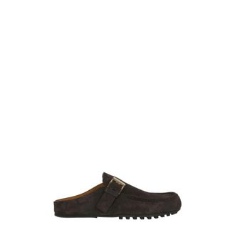Tod's Suede Sabot Loafers - Dames - Slip ons - Bruin - 39 EU - Leer - Schoenen