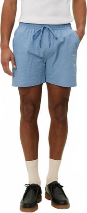 Les Deux Stan Seersucker Swim Shorts In Allure