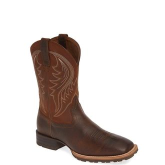 Ariat Hybrid Rancher Cowboy Boot in Brown at Nordstrom, Size 10.5