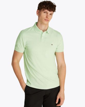 Tommy Hilfiger 1985 Regular Fit Mens Polo - Green Cotton - Size 2XL