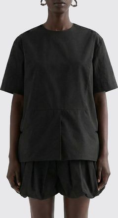 Jil Sander Top in cotone a girocollo basic Jil Sander