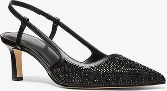 Michael Kors Alora Embellished Slingback Pump