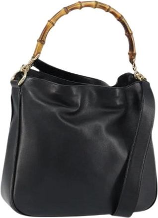 Gucci Pre-owned Handbags, female, Black, Size: ONE SIZE Pre-owned Vintage Handbag