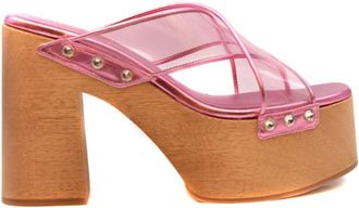 Haus Of Honey Stijlvolle Sandalen - Dames - Muiltjes - Roze - 37 EU - Schoenen