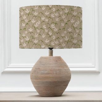 Voyage Maison Cerys Table Lamp With Fresia Eva Lampshade in Stone