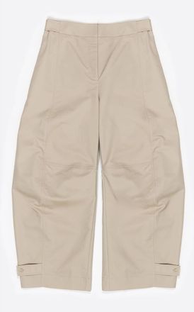 Bimba & Lola Adjustable Barrel Leg Trousers in Stone at Nordstrom, Size 38 Eu