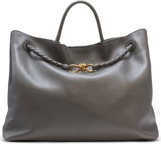 Bottega Veneta Large Andiamo Leather Shoulder Bag in Lapilli/Traverti at Nordstrom