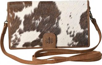 StS Ranchwear Womens Yetzy Cowhide Organizer Bag In Brown