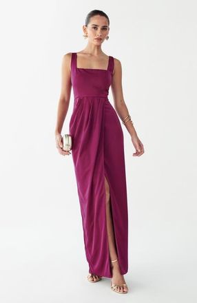 Willa Akron Maxi Dress in Berry at Nordstrom, Size 4