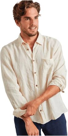 Cala 1789 Hombre, Camisas, Beige, Talla: S