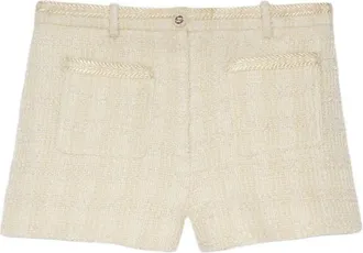 Gucci (WMNS) Gucci Wool Tweed Shorts Ivory 776464-ZAOOU-9200