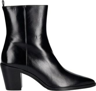 Billi Bi B1295 Enkellaarsjes - Dames - Schoenen - Zwart - Maat: 40 EU Leer