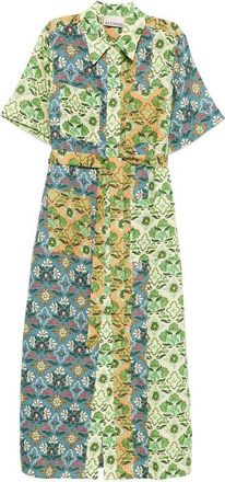Alemais Ali Spliced Shirtdress