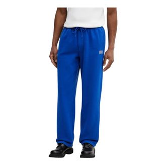 American Vintage Broeken, Heren, Blauw, L, Katoen, Joggingbroek met trekkoord