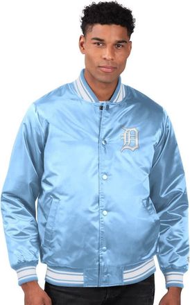 Starter Mens Starter Light Blue Detroit Tigers Locker Room Satin Full-Snap Varsity Jacket at Nordstrom, Size Xx-Large