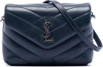 Saint Laurent Pre-owned Saint Laurent Toy Matelasse Calfskin Monogram LouLou Crossbody Ladies BMB467072A.0418