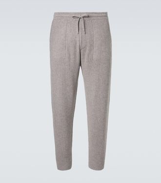 Brunello Cucinelli Ribbed-knit cashmere sweatpants