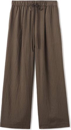 Mango Pantalon Tatu Drawstring Pants in Brown at Nordstrom, Size Medium