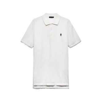 Prada Garment-dyed Cotton Polo Shirt