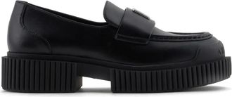 A|X Armani Exchange Leren loafers - Zwart