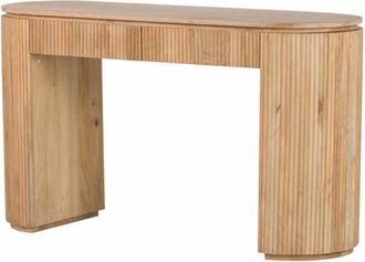 Adda Home Consola marron de madera 140x40x80cm