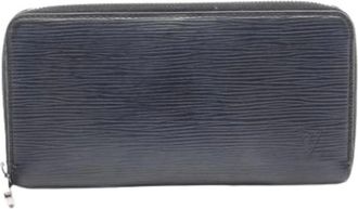 Louis Vuitton Pre-owned Wallets, male, Blue, Size: ONE SIZE Pre-owned Long wallet (bi-fold)