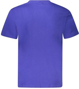 Napapijri Logo-Print Cotton T-Shirt - Blue