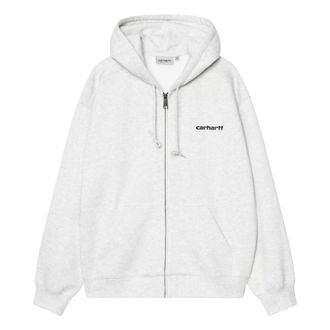 Carhartt Work in Progress Carhartt Wip, Zip-throughs, male, Gray, Size: S Hooded Archive Lines Jacket