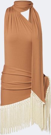 Taller Marmo Siwa scarf-detail swimsuit and beach cover-up set