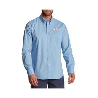 La Martina Regular Fit Overhemd - Heren - Overhemden - Blauw - Maat: XL