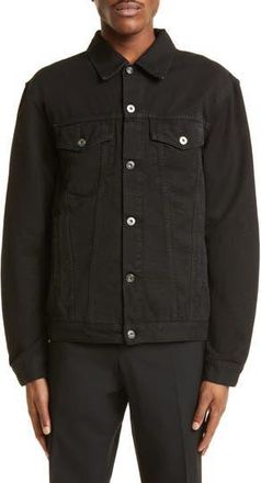 Off-white Wave Off Cotton Canvas Skate Jacket in Black at Nordstrom Rack, Size Xx-Large