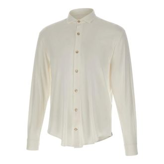 Eleventy Casual Shirts, male, White, Size: XL Shirt