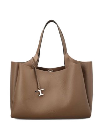 Tod's medium leather tote bag - Brown